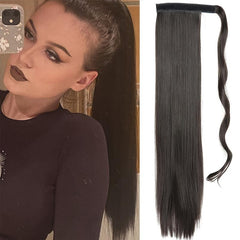 Stylish Long Straight Ponytail Hair Extensions