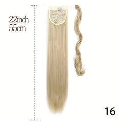 Stylish Long Straight Ponytail Hair Extensions
