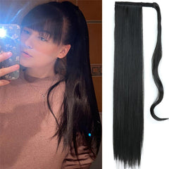 Stylish Long Straight Ponytail Hair Extensions