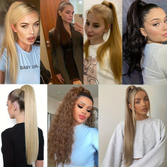 Stylish Long Straight Ponytail Hair Extensions