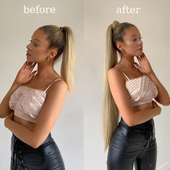 Stylish Long Straight Ponytail Hair Extensions