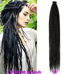 24 Inch Blonde Ombre Synthetic Dreadlock Extensions