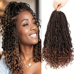 30 48 Cm Boho Box Braids 8 Packs Goddess Box Braids Crochet Hair