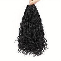 30 48 Cm Boho Box Braids 8 Packs Goddess Box Braids Crochet Hair