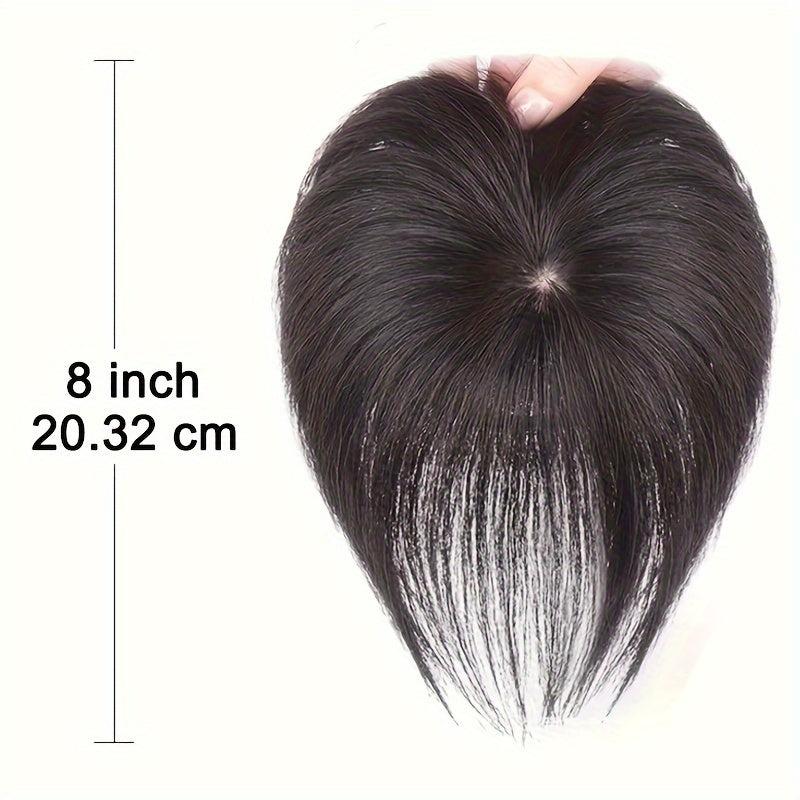 Straight Synthetic Hair Topper Clip In Hair Extension Natural Look Women Men