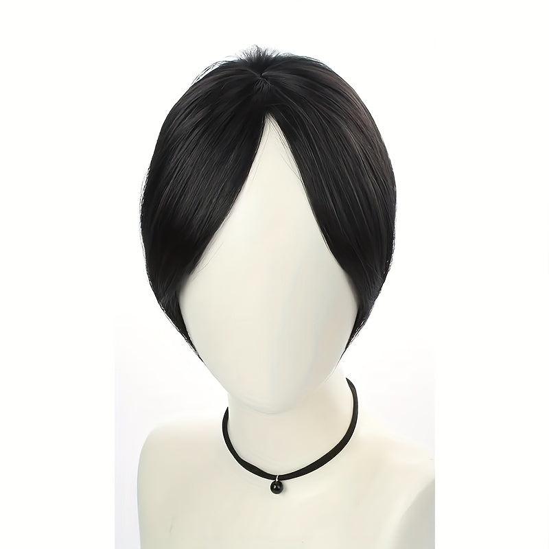 Straight Synthetic Hair Topper Clip In Hair Extension Natural Look Women Men