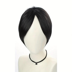 Straight Synthetic Hair Topper Clip In Hair Extension Natural Look Women Men