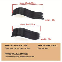 Invisible Clip In Hair Extensions Synthetic One Piece Hair Pad for Women