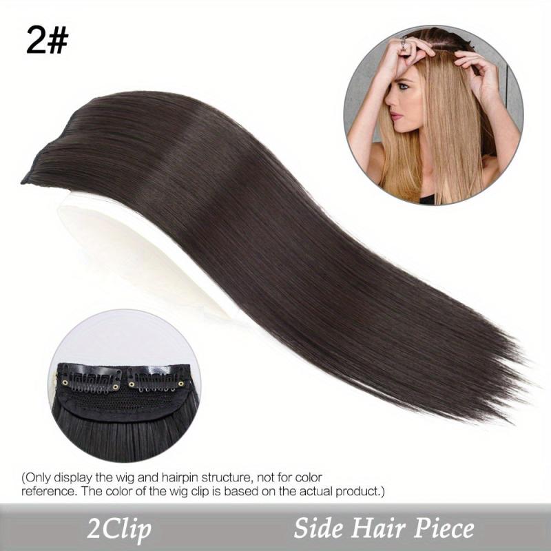 Invisible Clip In Hair Extensions Synthetic One Piece Hair Pad for Women