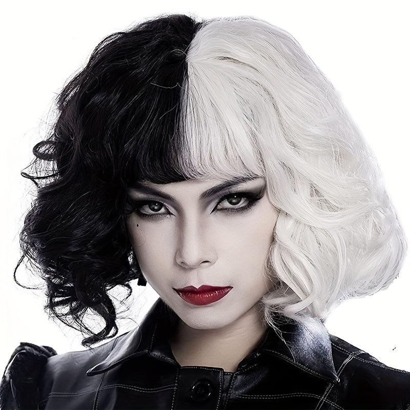 Short Wavy Synthetic Cosplay Wig for Women - Witch Role Play