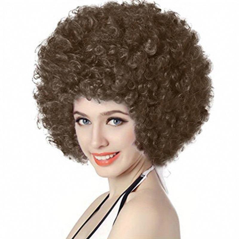 Kinky Curly Afro Wig for Party Cosplay Halloween Christmas