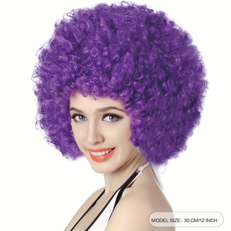 Kinky Curly Afro Wig for Party Cosplay Halloween Christmas
