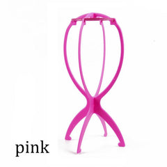 Folding Wig Stand for Solid Wigs Stable Hairpiece Holder