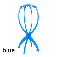 Folding Wig Stand for Solid Wigs Stable Hairpiece Holder