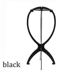 Folding Wig Stand for Solid Wigs Stable Hairpiece Holder