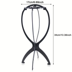 Adjustable Portable Wig Hat Stand Holder Durable Multifunctional Plastic Folding