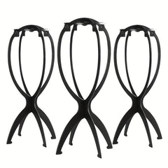 Adjustable Portable Wig Hat Stand Holder Durable Multifunctional Plastic Folding