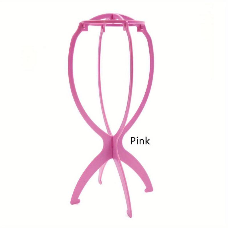 Adjustable Portable Wig Hat Stand Holder Durable Multifunctional Plastic Folding