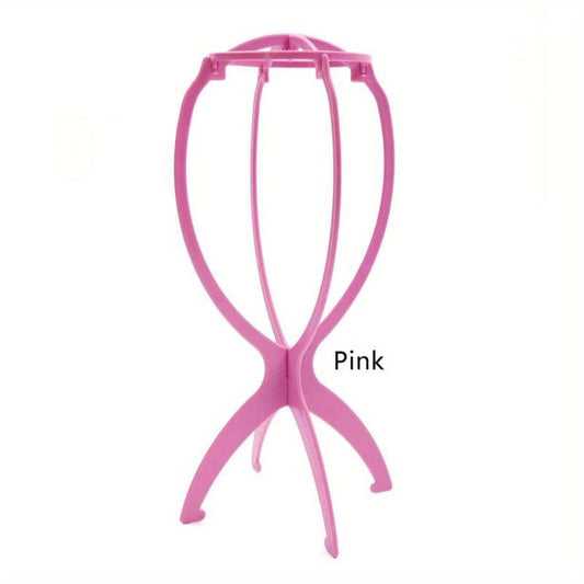 Adjustable Portable Wig Hat Stand Holder Durable Multifunctional Plastic Folding
