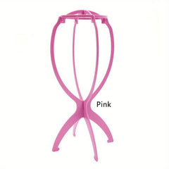 Adjustable Portable Wig Hat Stand Holder Durable Multifunctional Plastic Folding
