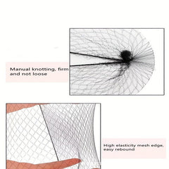 20pcs Hair Net Elastic Invisible Net for Food Service Ballet Buns Wigs