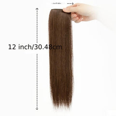 30 48 Cm Seamless Hair Pads Clip In One Piece Hair Extension Natural Look