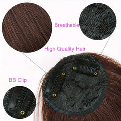 Synthetic Clip In Hair Extensions Natural Looking For Daily Use