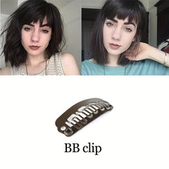 Synthetic Clip In Hair Extensions Natural Looking For Daily Use