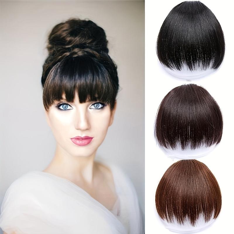 Synthetic Clip In Hair Extensions Natural Looking For Daily Use