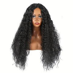 Long Curly Wig For Women - Synthetic Heat Resistant - Beginners Friendly