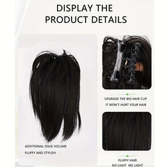 Claw Ponytail Messy Layered Ponytail Extensions Synthetic Clip In Hair