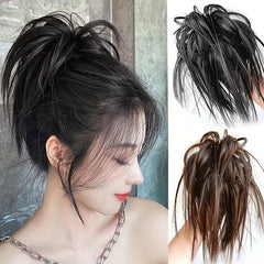 Claw Ponytail Messy Layered Ponytail Extensions Synthetic Clip In Hair