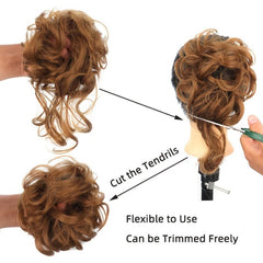 Messy Curly Hair Band Elastic Scrunchy for Women