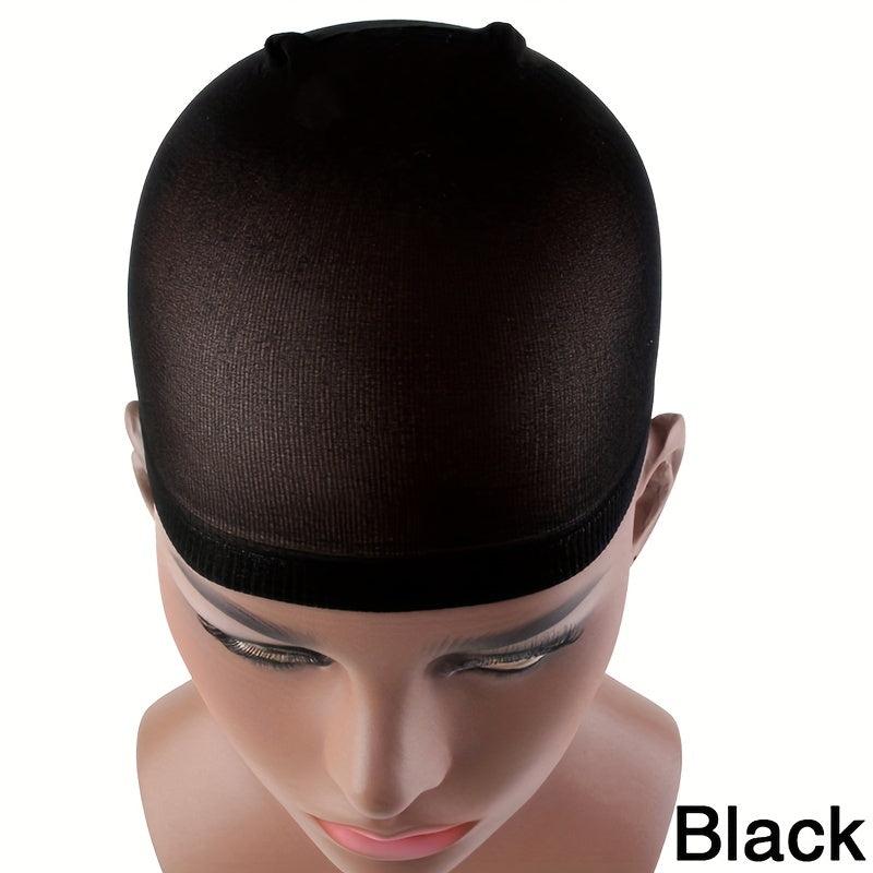 Brown Wig Cap Mesh Elastic Lining 2pcs