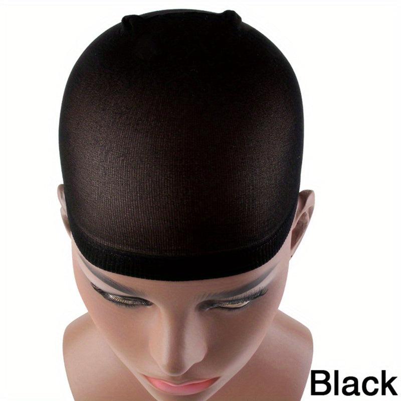 Brown Wig Cap Mesh Elastic Lining 2pcs