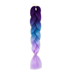 Purple Ombre Braiding Hair Extensions for Unique Hairstyles
