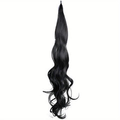 66cm Flexible Steel Wire Wrap Around Ponytail Blonde Loose Wave Hairpiece