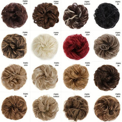 Synthetic Wavy Curly Chignon Ponytail Hair Extensions