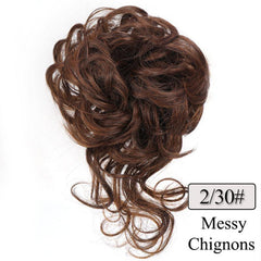 Messy Bun Hair Piece Tousled Updo Scrunchie Extension