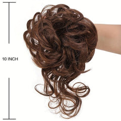 Messy Bun Hair Piece Tousled Updo Scrunchie Extension