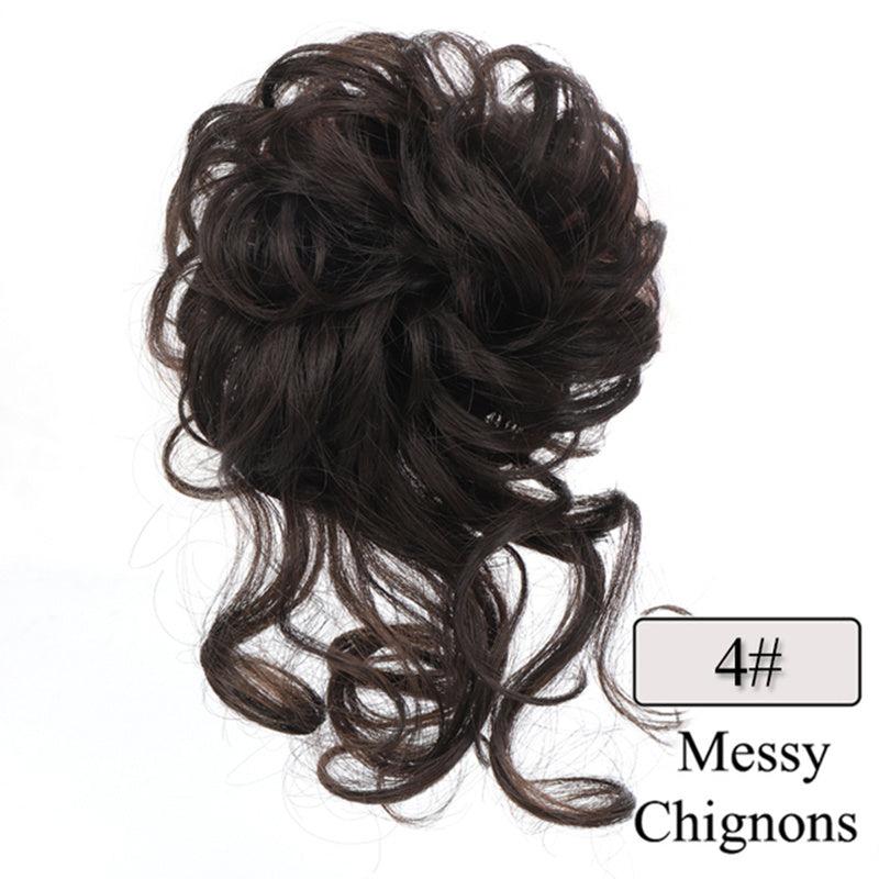 Messy Bun Hair Piece Tousled Updo Scrunchie Extension