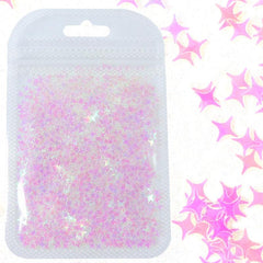 Y2K Star Nail Sequins Holographic Glitter Flakes Nail Art Accessories