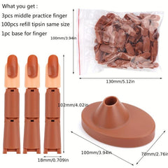 Acrylic Nail Practice Fingers Set