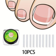20 Pcs Ingrown Toenail Corrector Strips Foot Corrector Brace Nail Art Sets