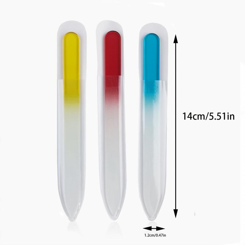 Ombre Glass Nail File Manicure Tool