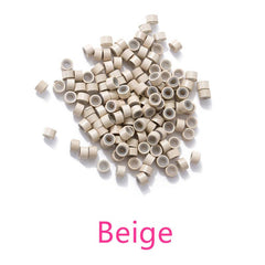 Silicone Micro Rings Links Crimp Beads Feather Hair Extensions Tools