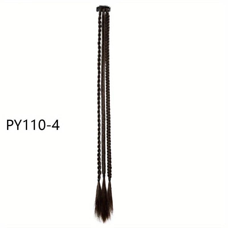 Braid Clip In Hair Extensions Long Ponytail Hairpieces