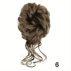 Messy Hair Bun Hairpiece Curly Updo Scrunchies Chignon Hairpieces