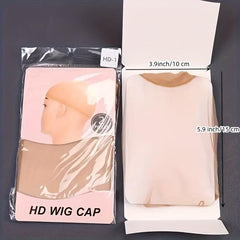 6pcs Invisible HD Wig Caps For Lace Front Wigs Sheer Nylon Stocking Cap