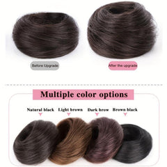 Stylish Synthetic Hairpiece for Ponytails and Scrunchies